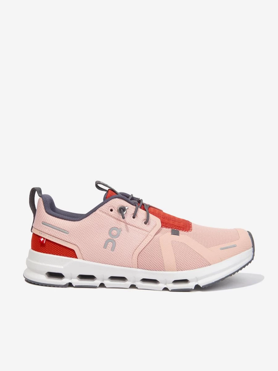 On Running Boys' Pink Cloud Sky Trainers - Lightweight Kids Running Shoes