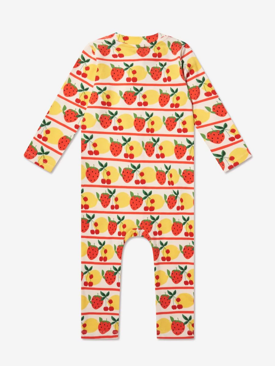 Mini Rodini Boys' Colorful Fruit Print Jumpsuit - Playful & Comfortable Baby Outfit