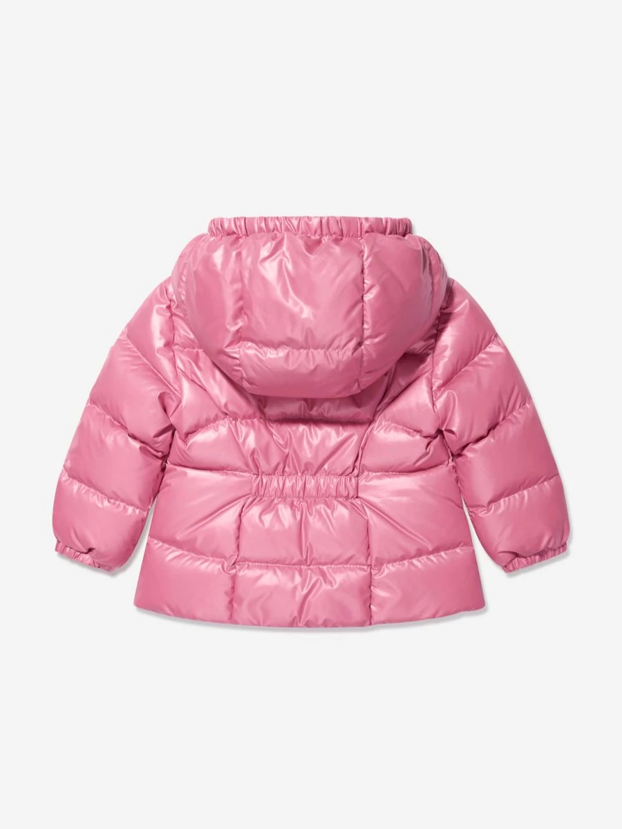 Moncler Enfant Baby Girls Pink Down Padded Short Parka Coat