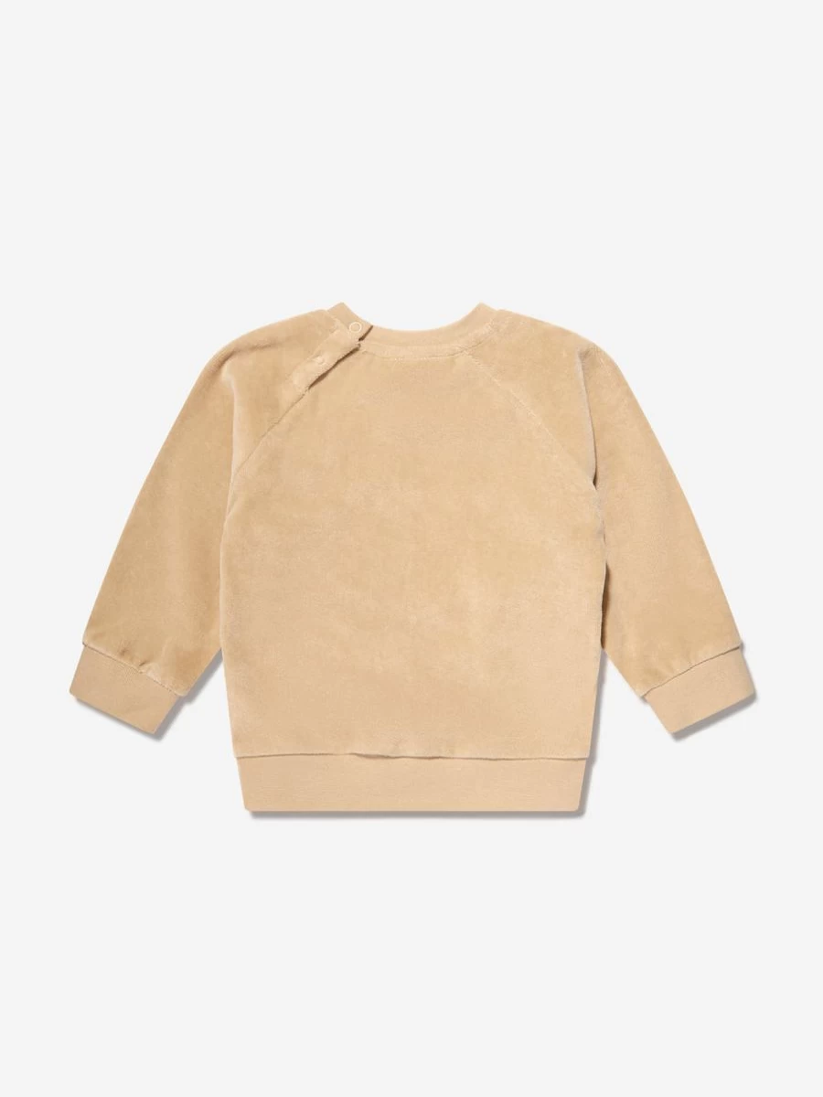 Molo Boys' Beige Rabbit Print Sweatshirt for Kids