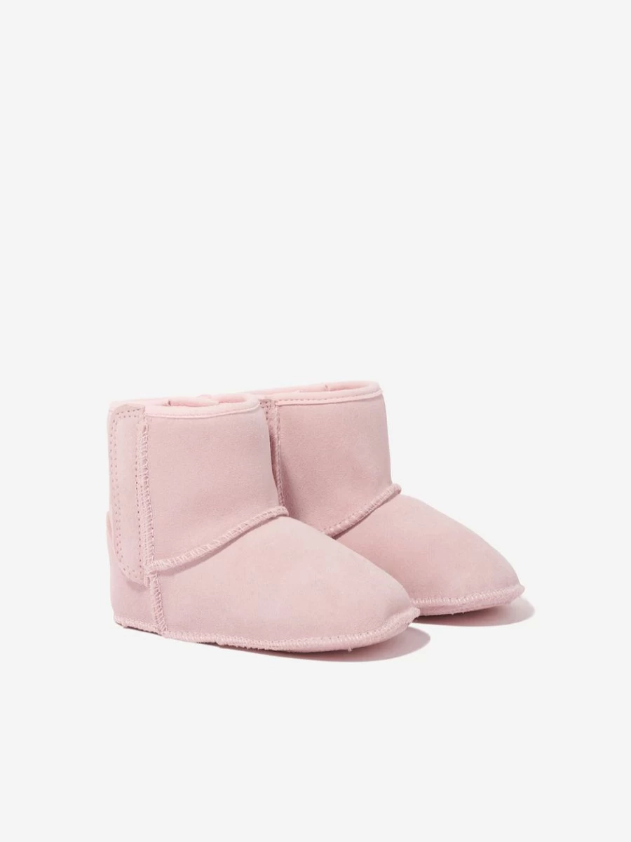 UGG Baby Girls Pink Classic Booties - Soft & Warm Winter Footwear