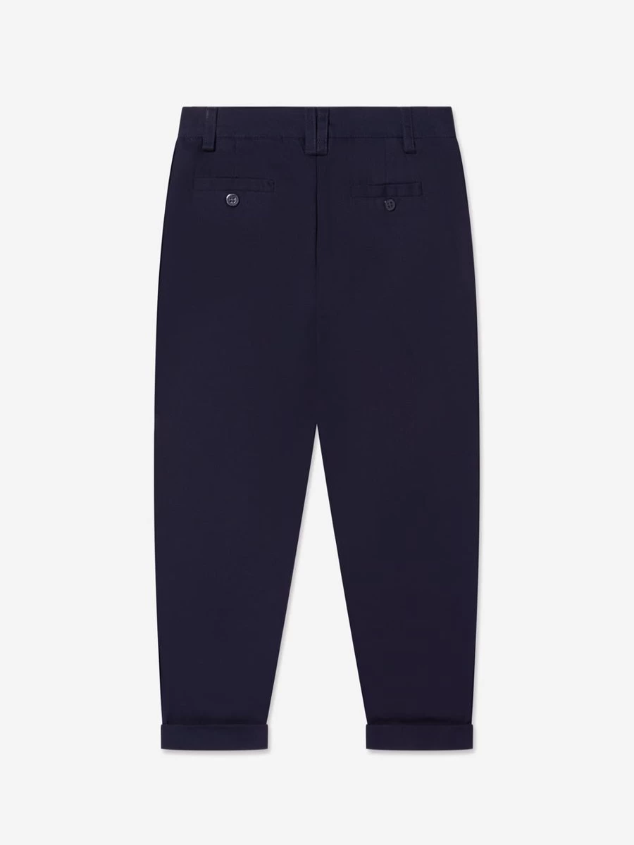Trussardi Boys Navy Elladan Trousers for Kids - Premium Comfort & Style