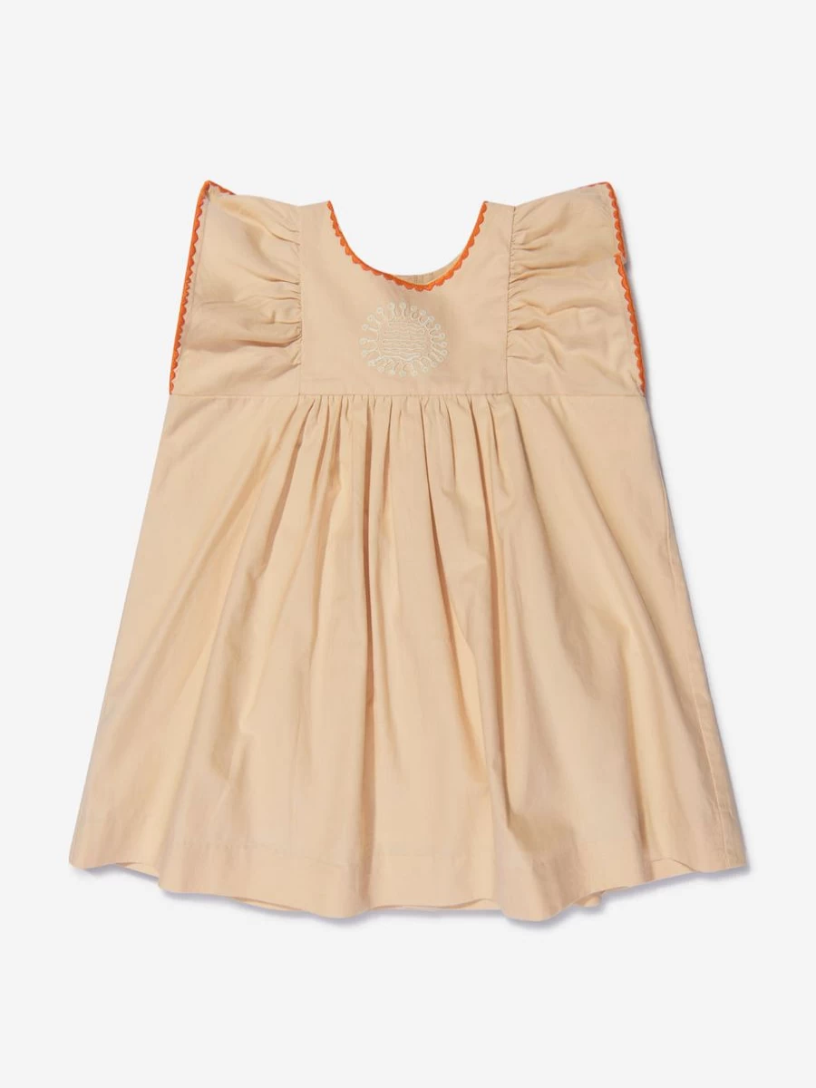 Bonpoint Girls Embroidered Cotton Dress for Baby - Elegant & Comfortable