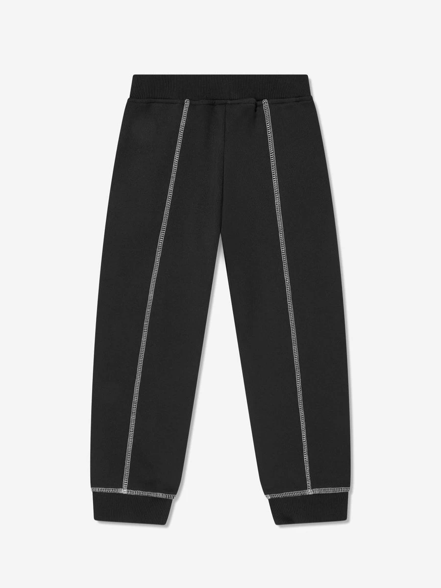 Emporio Armani Teen Boys Black Logo Joggers Pants