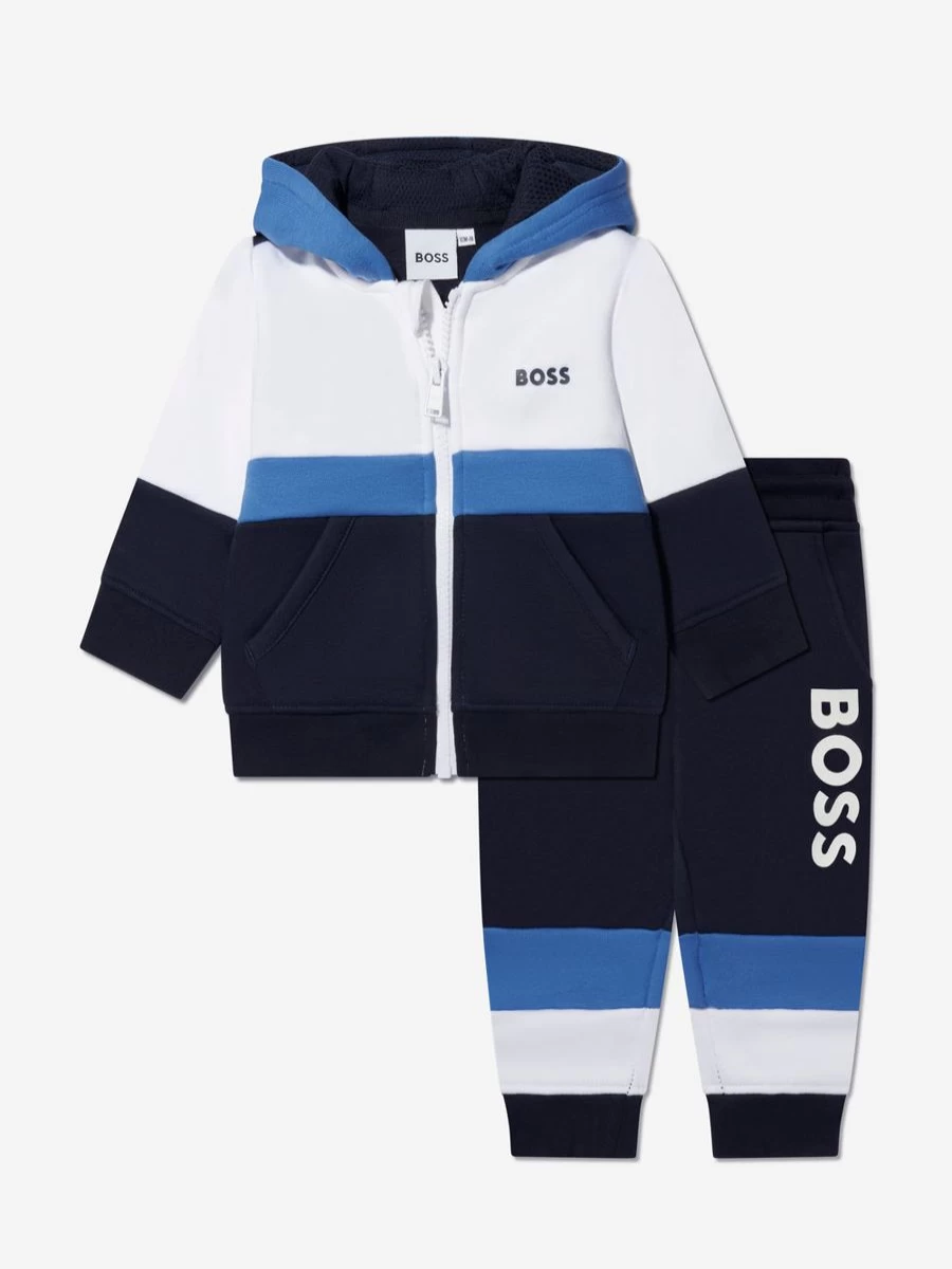 BOSS Baby Boys Navy Tracksuit - Comfortable & Stylish Outfit for Infants