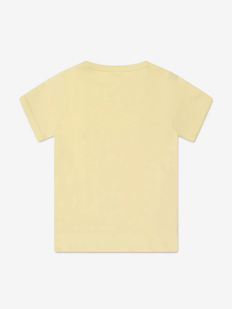 Mini Rodini Boys' Yellow Lemons Graphic T-Shirt for Kids