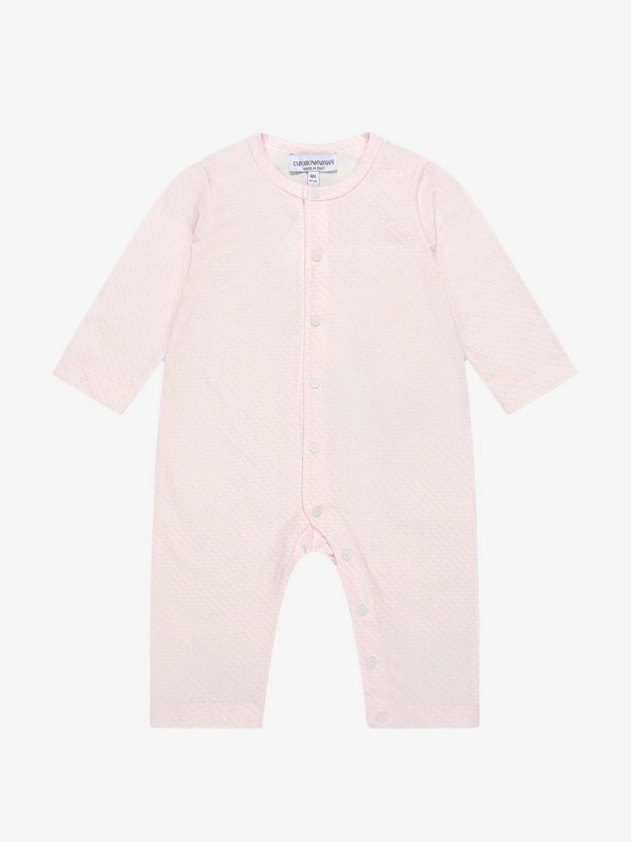 Emporio Armani Baby Girls 4-Piece Cotton Romper Gift Set | Stylish Outfit for Toddlers