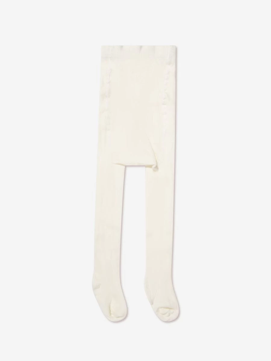 Paz Rodriguez Teen Ivory Cotton Socks for Kids - Soft & Comfortable