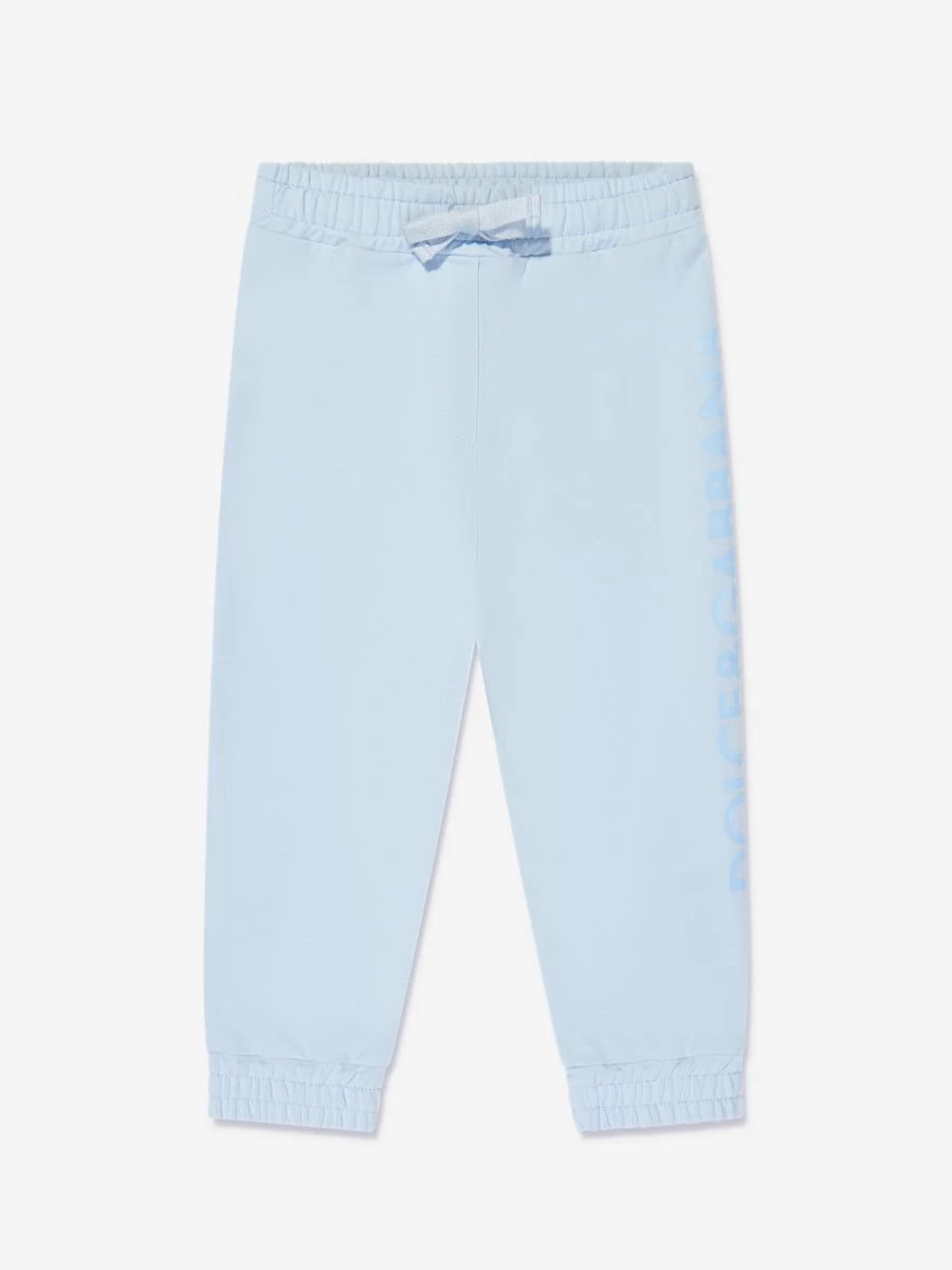 Dolce & Gabbana Kids Blue Joggers for Baby Boys - Comfortable Cotton Trousers