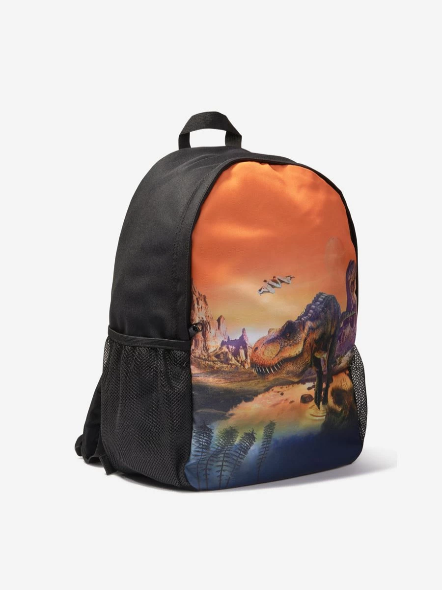 Molo Boys Dinosaur T-Rex Backpack for Kids - Colorful School Bag for Boys Planet Fans
