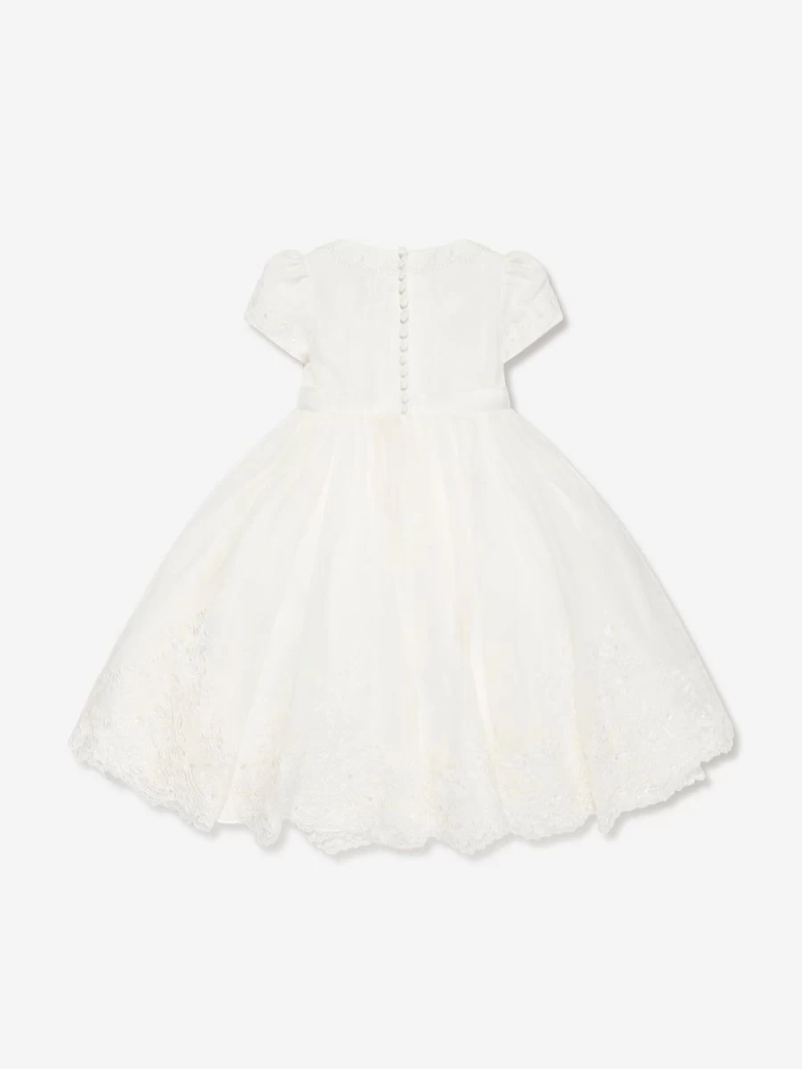 Sarah Louise Girls Ivory Ballerina Length Ceremonial Dress | Childsplay Clothing