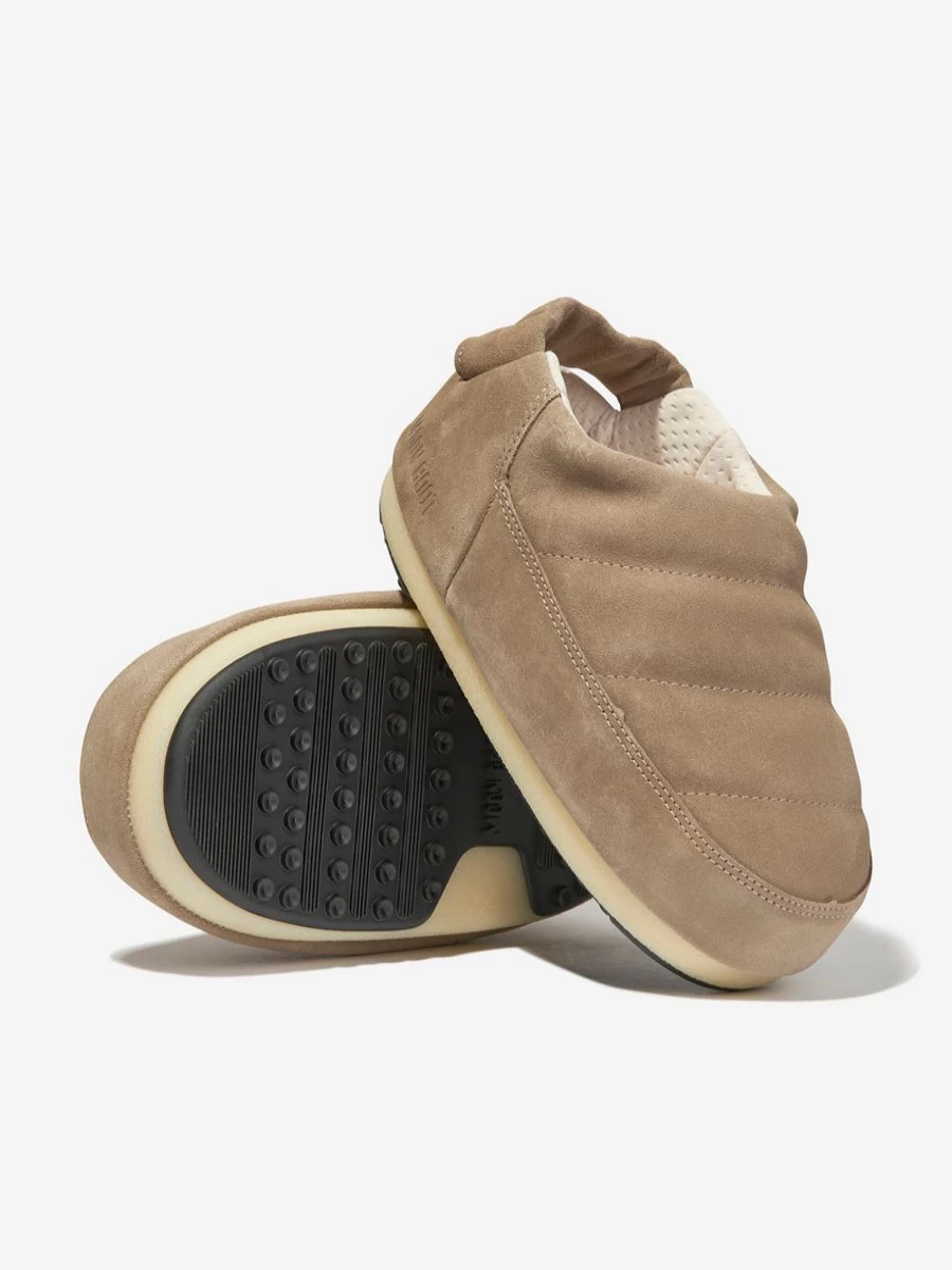 Moon Boot Boys' Beige Suede Sandals for Kids – Comfortable & Stylish
