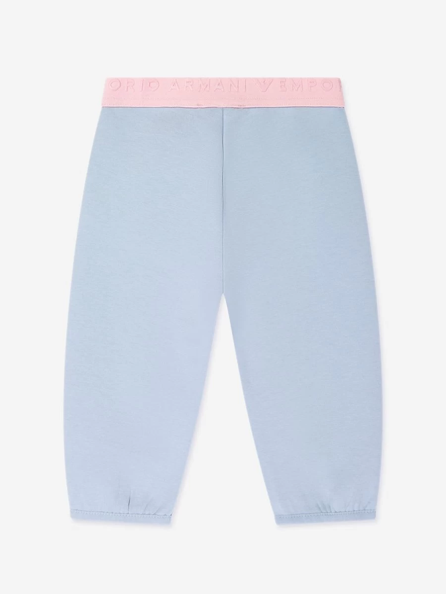 Emporio Armani Baby Girls Blue Trousers | Stylish & Comfortable Pants for Toddlers