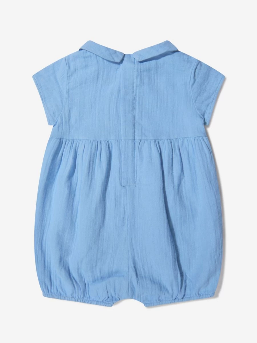 Tartine Et Chocolat Baby Boys Cotton Turtle Romper - Soft Bodysuit for Infant Boys