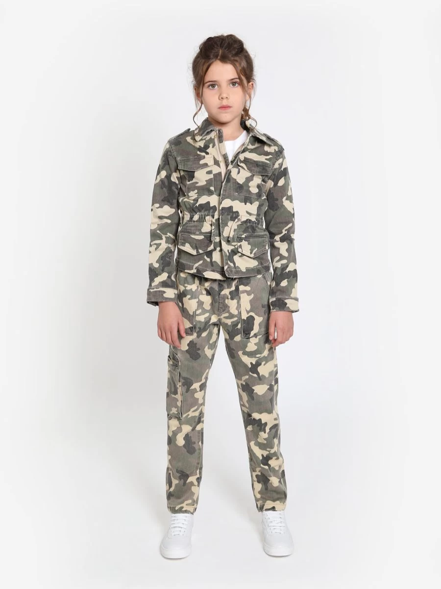 DL1961 Boys' Green Camouflage Jackson Joggers for Kids