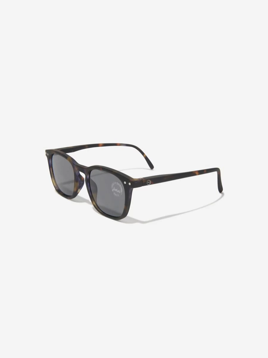 Izipizi Girls' Trapeze Sunglasses for Kids - Classic Brown Style