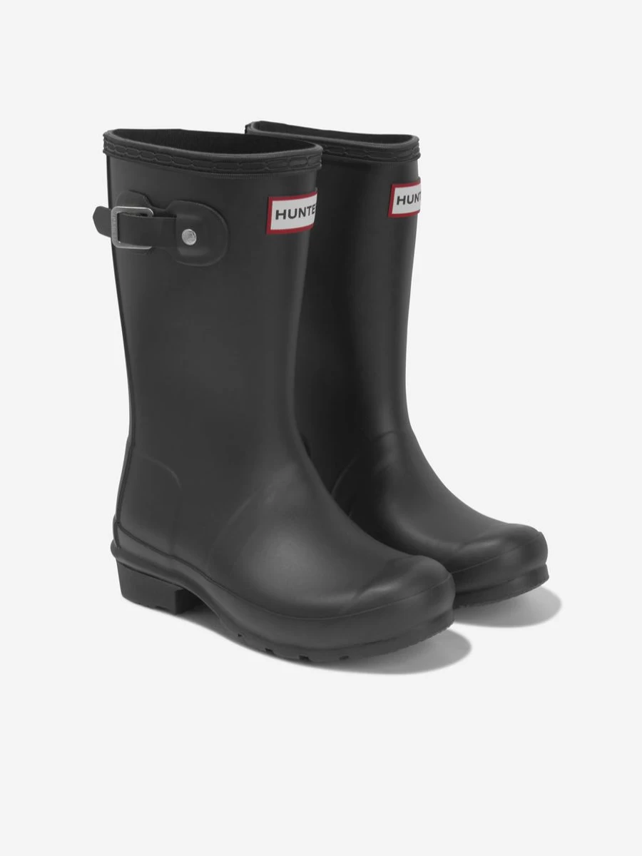 Hunter Girls' Kids Wellington Rain Boots - Waterproof Outdoor Play Footwear
