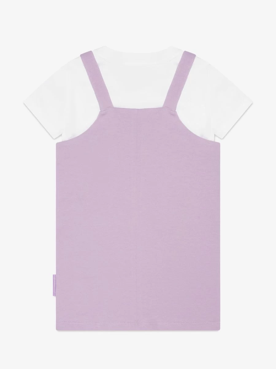 Moncler Enfant Baby Girls Lilac T-Shirt & Dress Set | Stylish Outfit for Infants