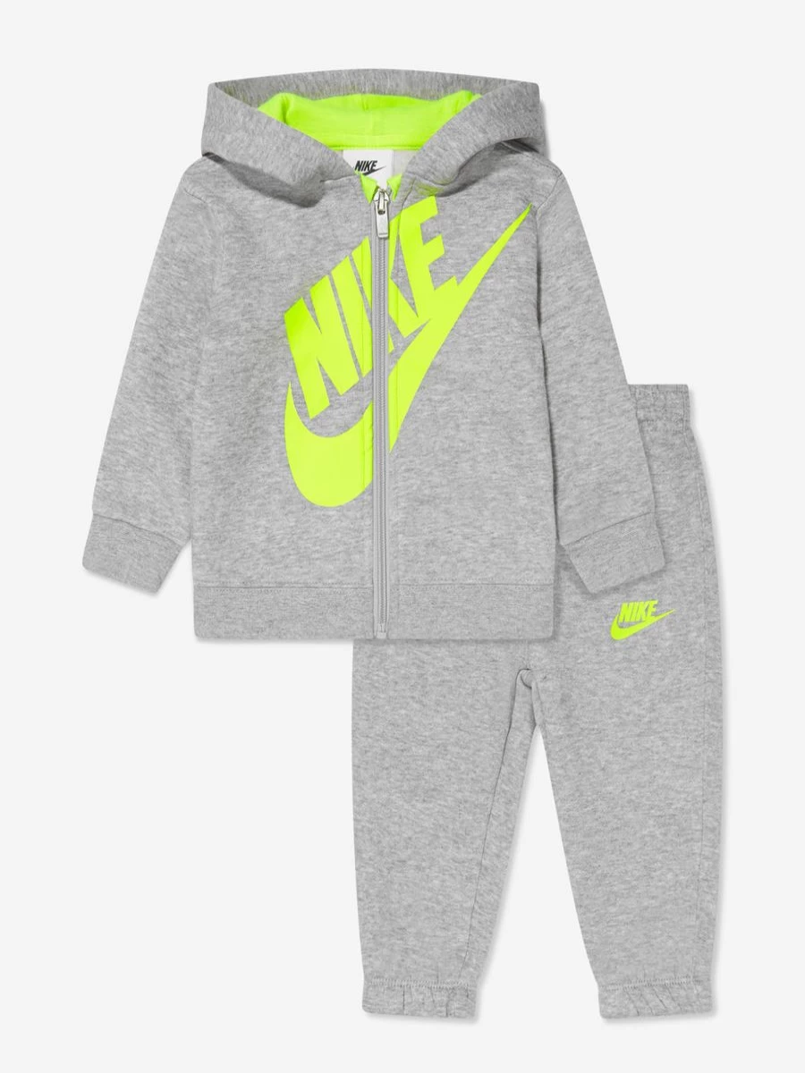 Nike Boys Grey Sueded Futura Tracksuit for Baby & Toddler