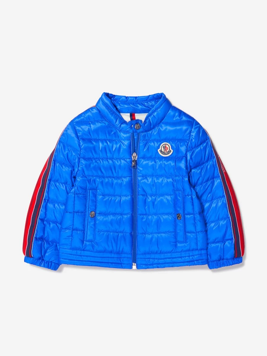 Moncler Enfant Baby Boys Down Padded Biker Jacket - Warm Winter Jacket for Infants