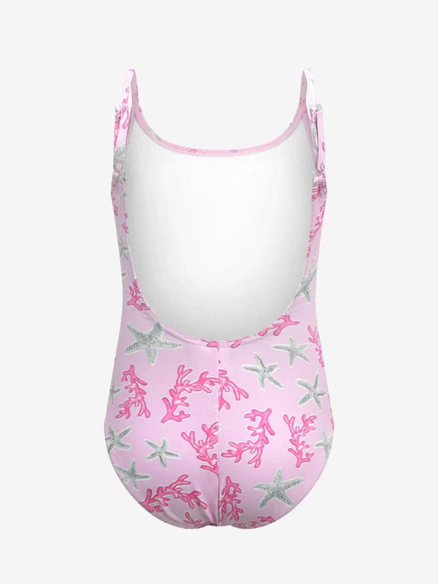 "Selini Action Teen Girls Starfish Print Swimsuit for Summer Beach Wear"