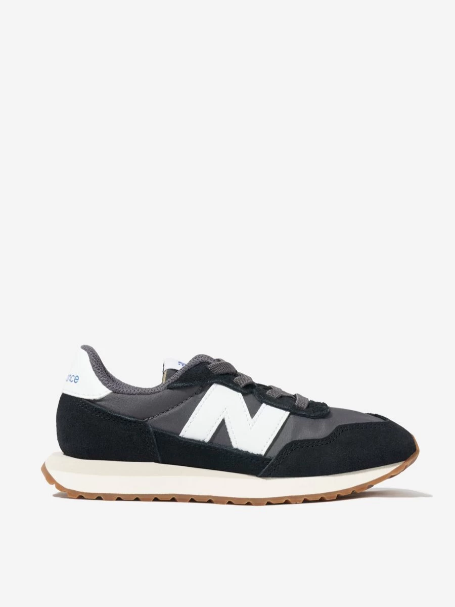 New Balance 237 Black Lace Up Logo Trainers for Girls - Kids' Athletic Shoes | Childsplay Clothing