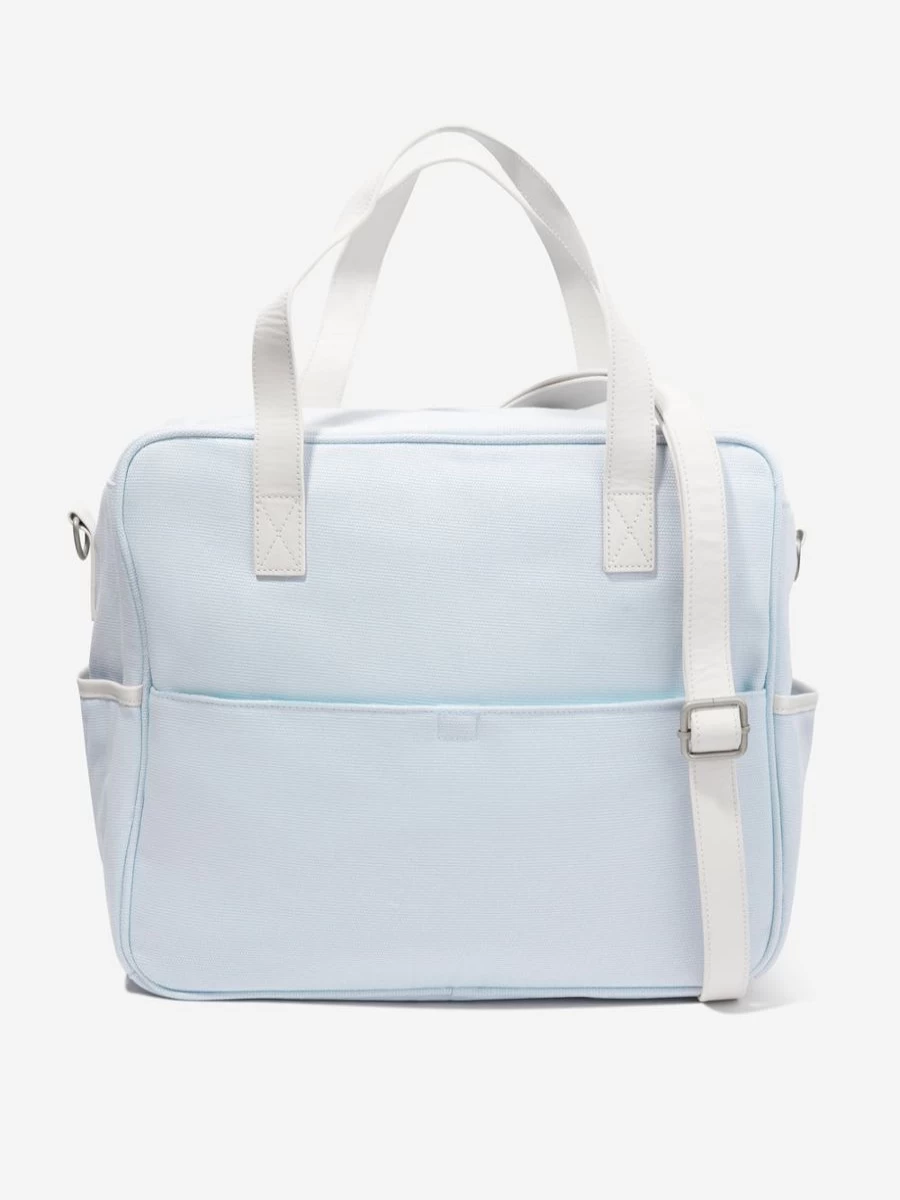 KENZO KIDS Boys Blue Baby Changing Bag with Logo - Stylish Diaper Backpack for Toddlers