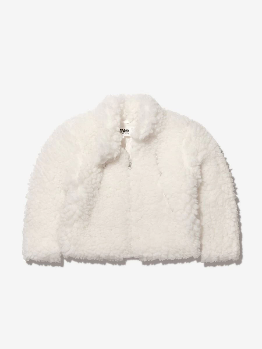 MM6 Maison Margiela Boys' Sherpa Jacket | Kids' Denim-Lined Coat