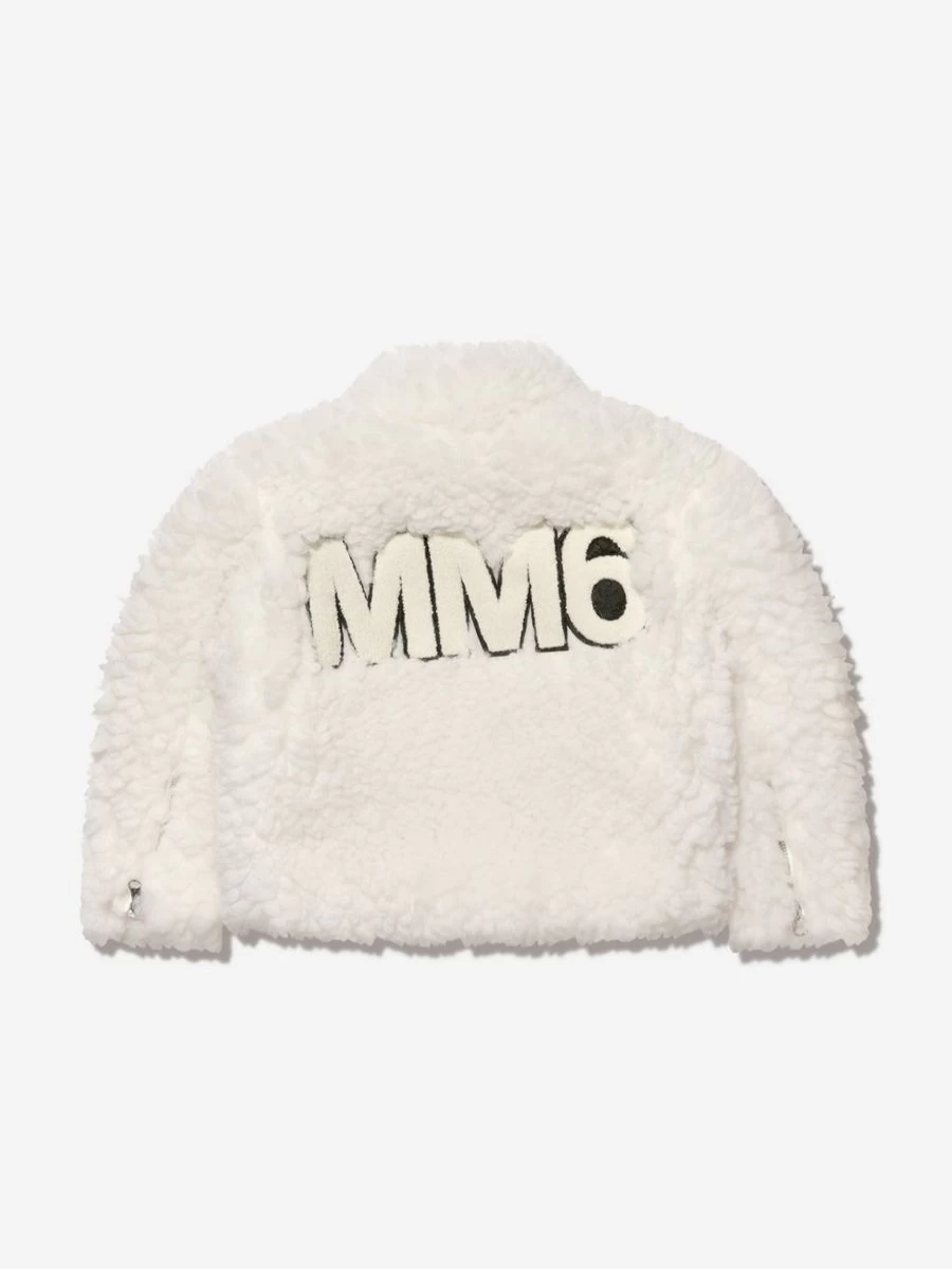 MM6 Maison Margiela Boys' Sherpa Jacket | Kids' Denim-Lined Coat