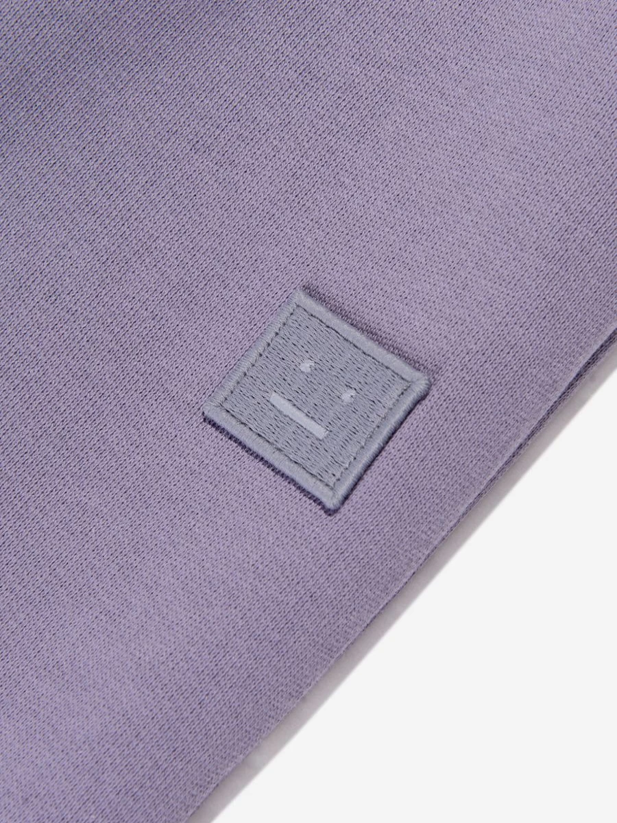 Acne Studios Boys Purple Mini Frack X Face Joggers for Kids