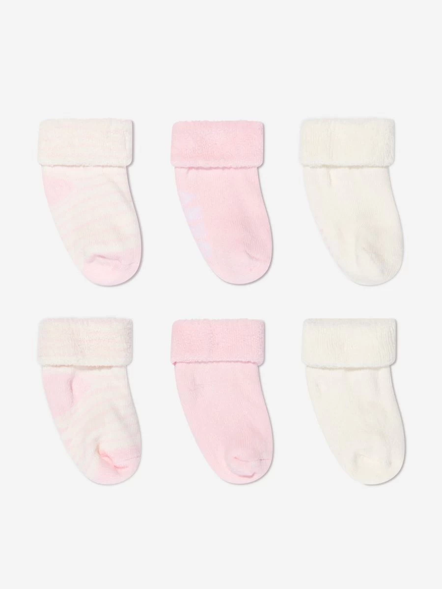 DKNY Baby Girls' Pink Socks Set - Soft & Comfortable Toddler Socks