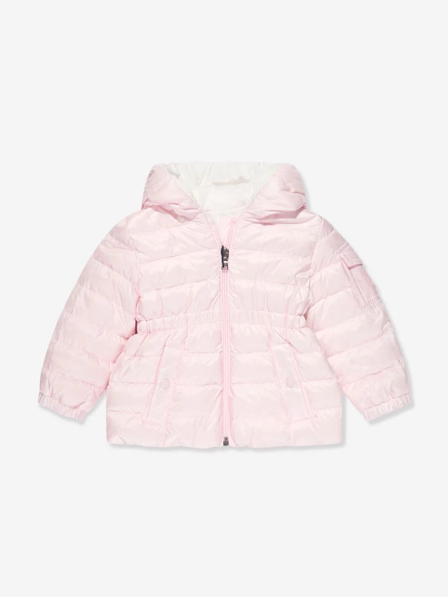 Moncler Enfant Baby Girls Pink Down Padded Jacket - Warm Winter Dalles Coat