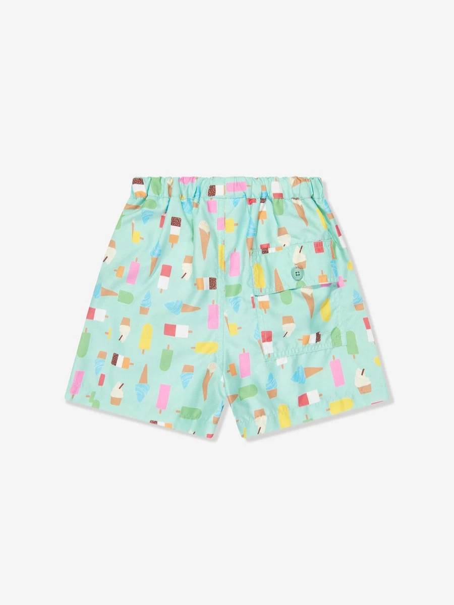 Rachel Riley Boys' Blue Ice Lolly Print Swim Shorts for Baby & Toddler