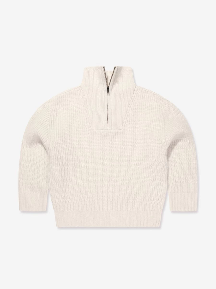 Bonpoint Boys Ivory Baldo Wool Jumper for Kids