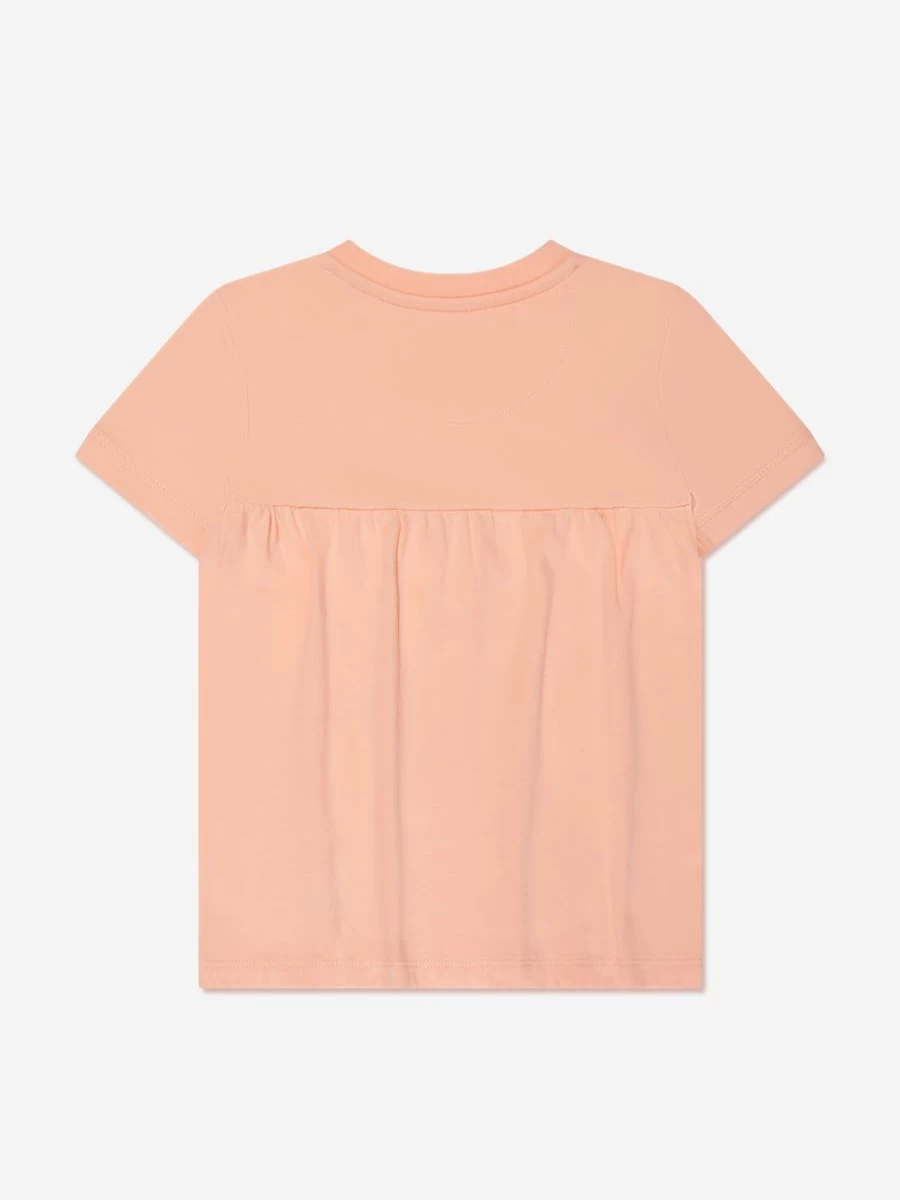 Calvin Klein Jeans Girls Hero Logo Peach Dress for Baby & Toddler
