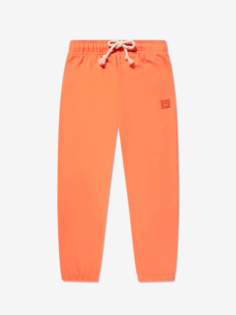 Acne Studios Boys' Orange Kids Logo Joggers Pants for Children