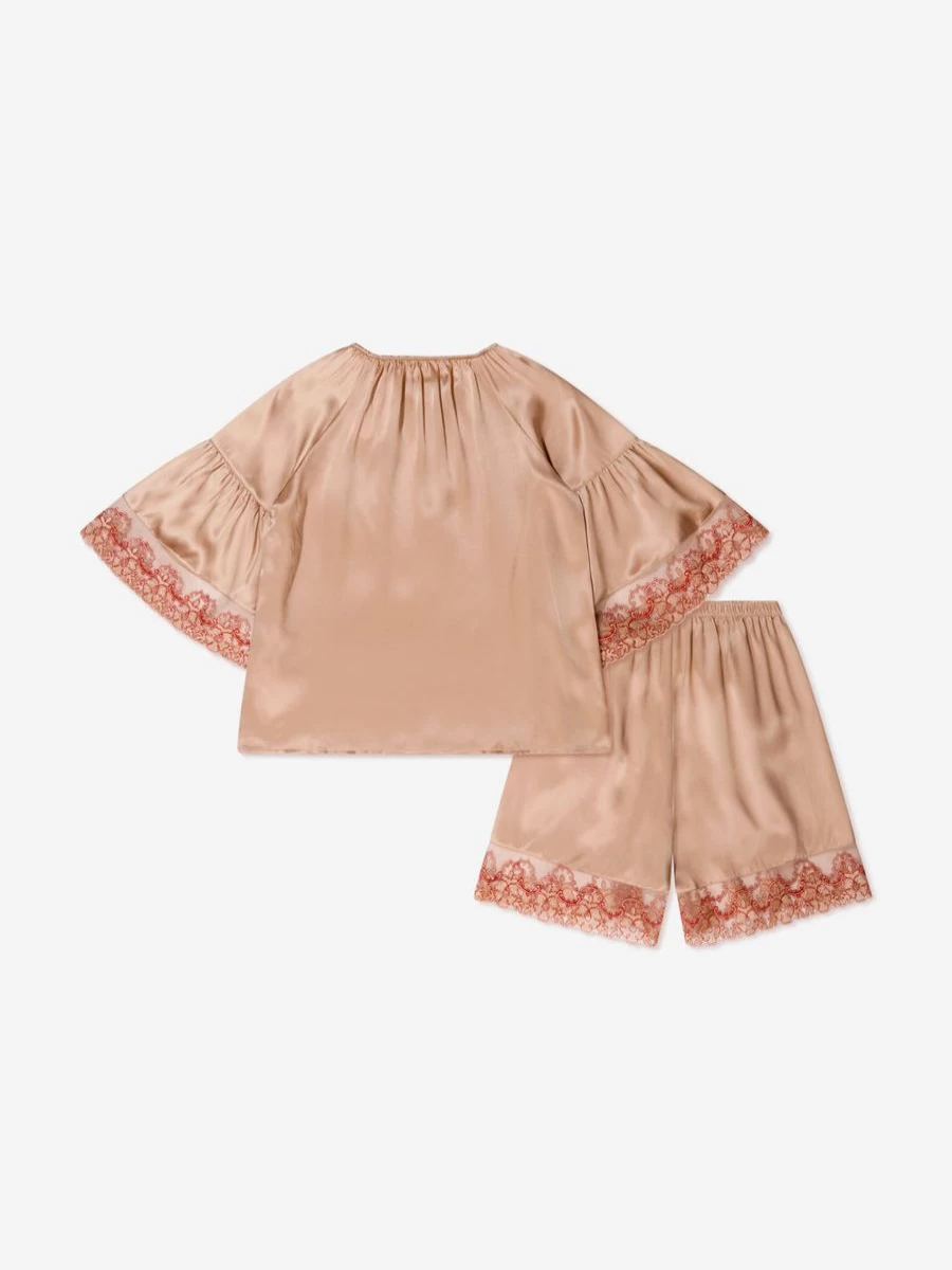 "Amiki Teen Girls' Silk Adriana Pyjamas – Luxurious Sleepwear for Teens"