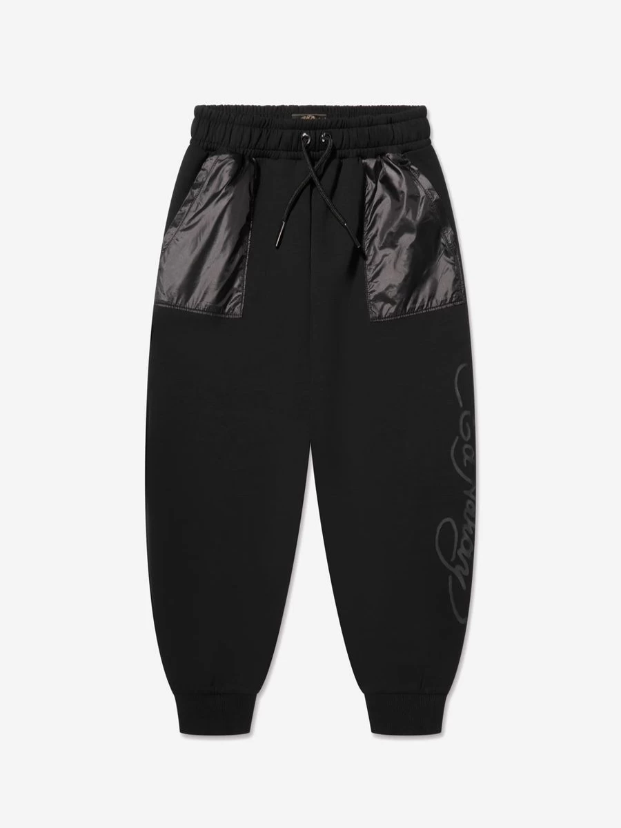 ED Hardy Teen Boys Black Logo Joggers - Stylish & Comfortable Track Pants