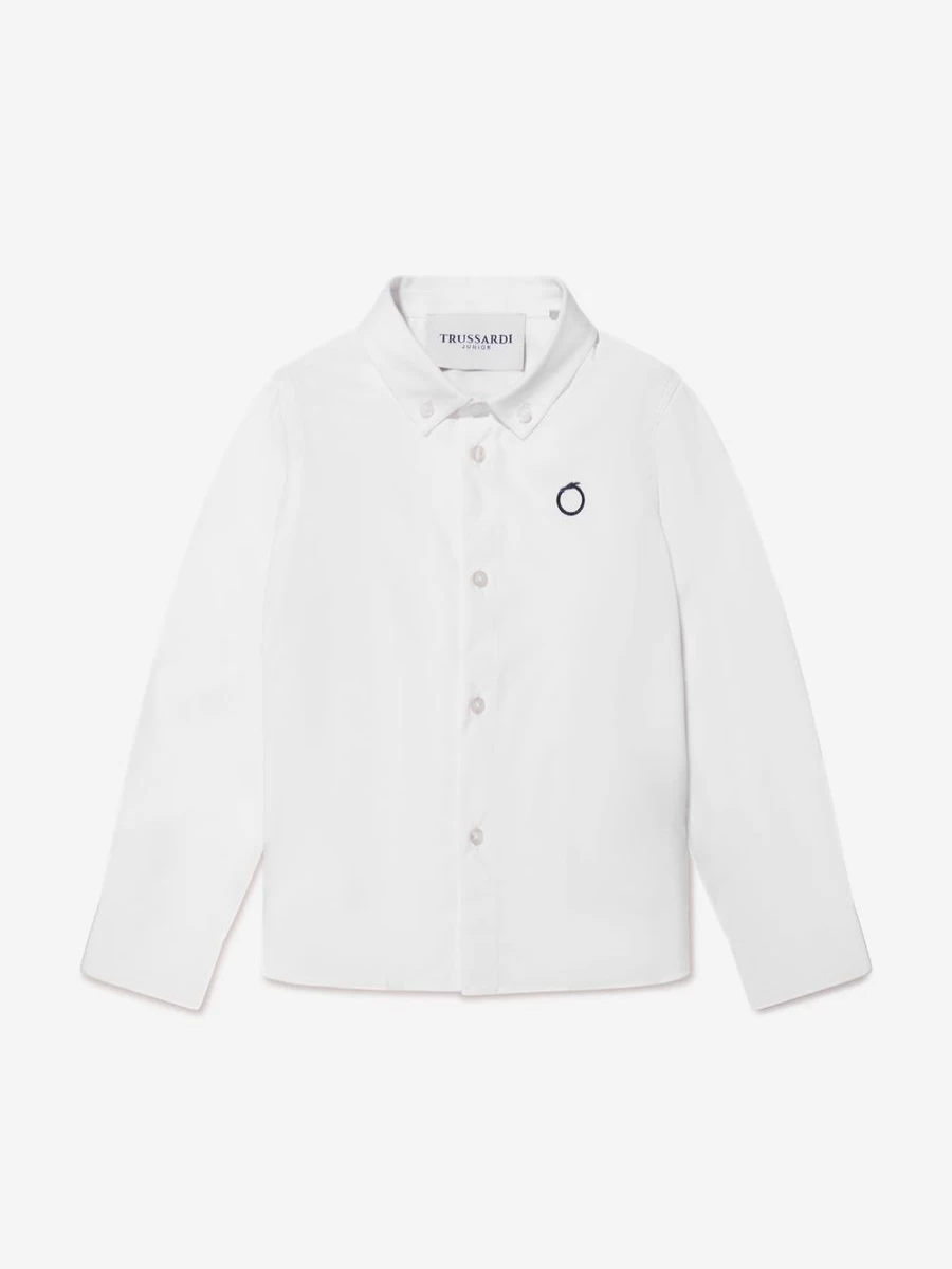 Trussardi Boys Barlog Ivory Shirt – Classic Casual Style