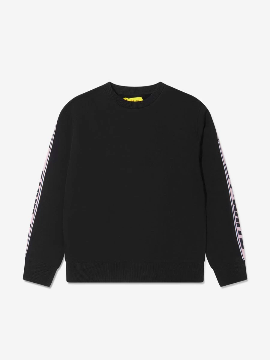 Off-White Girls Logo Band Crewneck Sweatshirt | Casual Streetwear Pullover