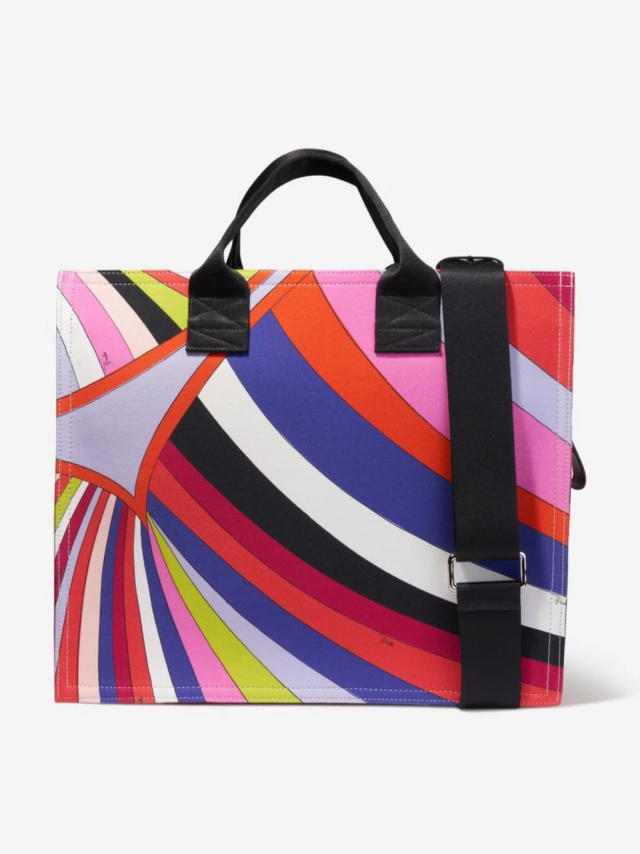 Emilio Pucci Baby Girls Iridescent Print Multicolor Changing Bag