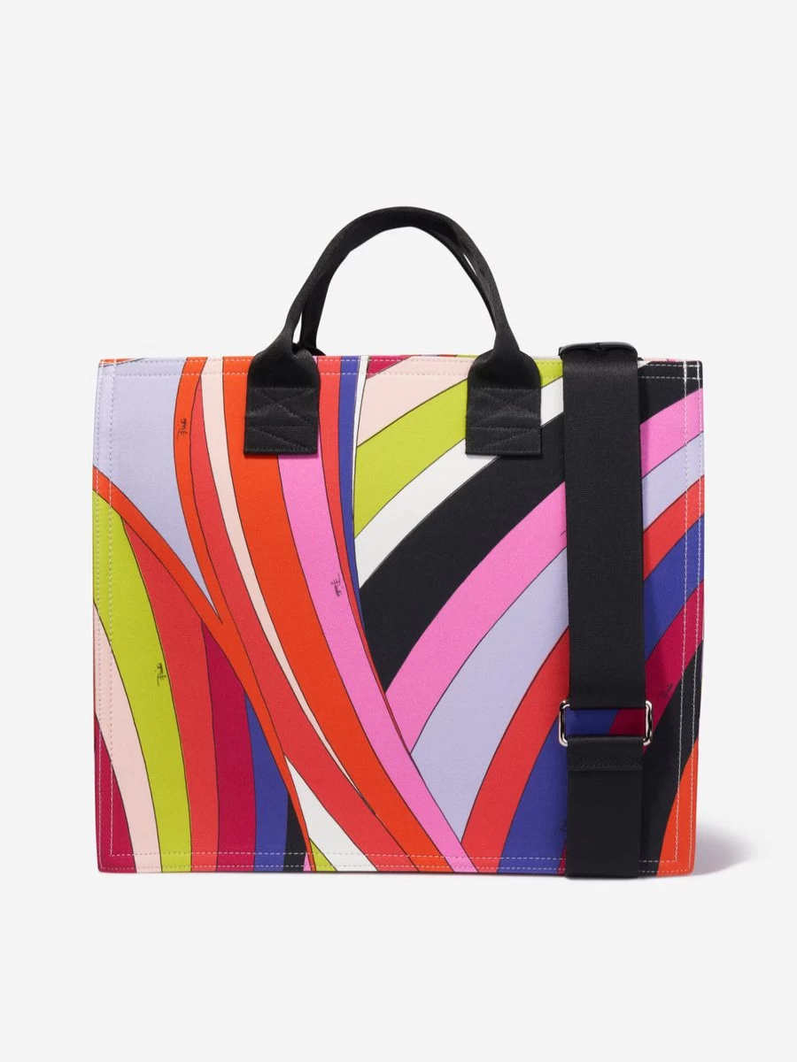Emilio Pucci Baby Girls Iridescent Print Multicolor Changing Bag